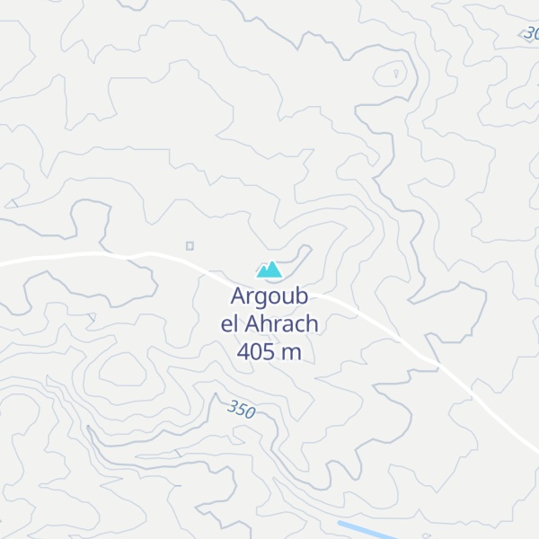 Map of Argoub el Ahrach