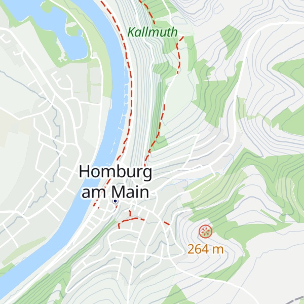 Map of Bodenstation Homburgam Main (48j)