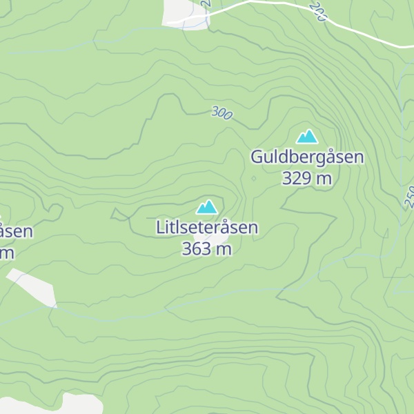 Map of Litlseteråsen