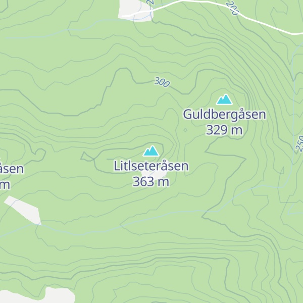 Map of Litlsæteråsen