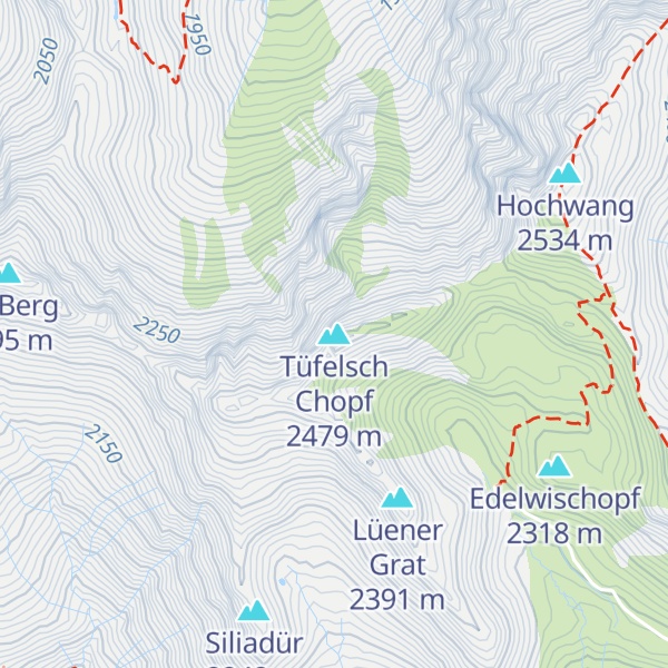 Map of Tüfelsch Chopf