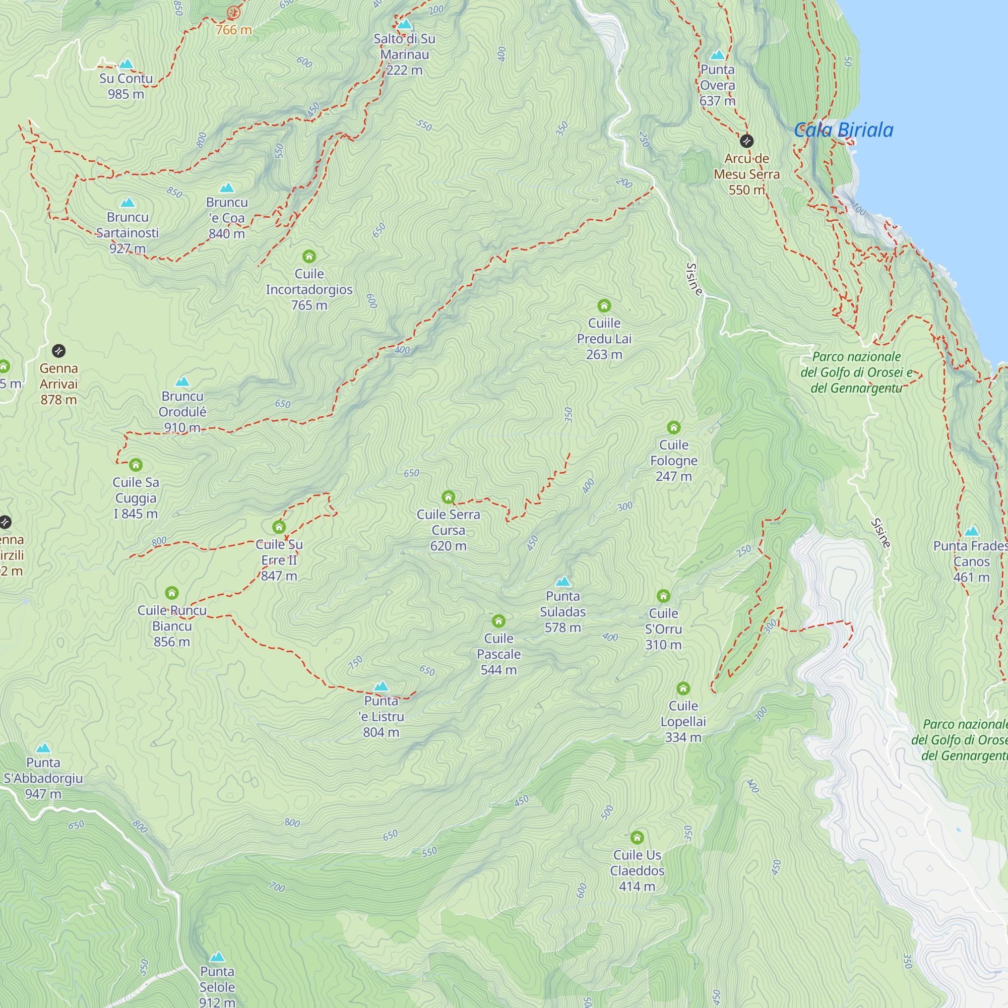 Cuile Serra Russa map
