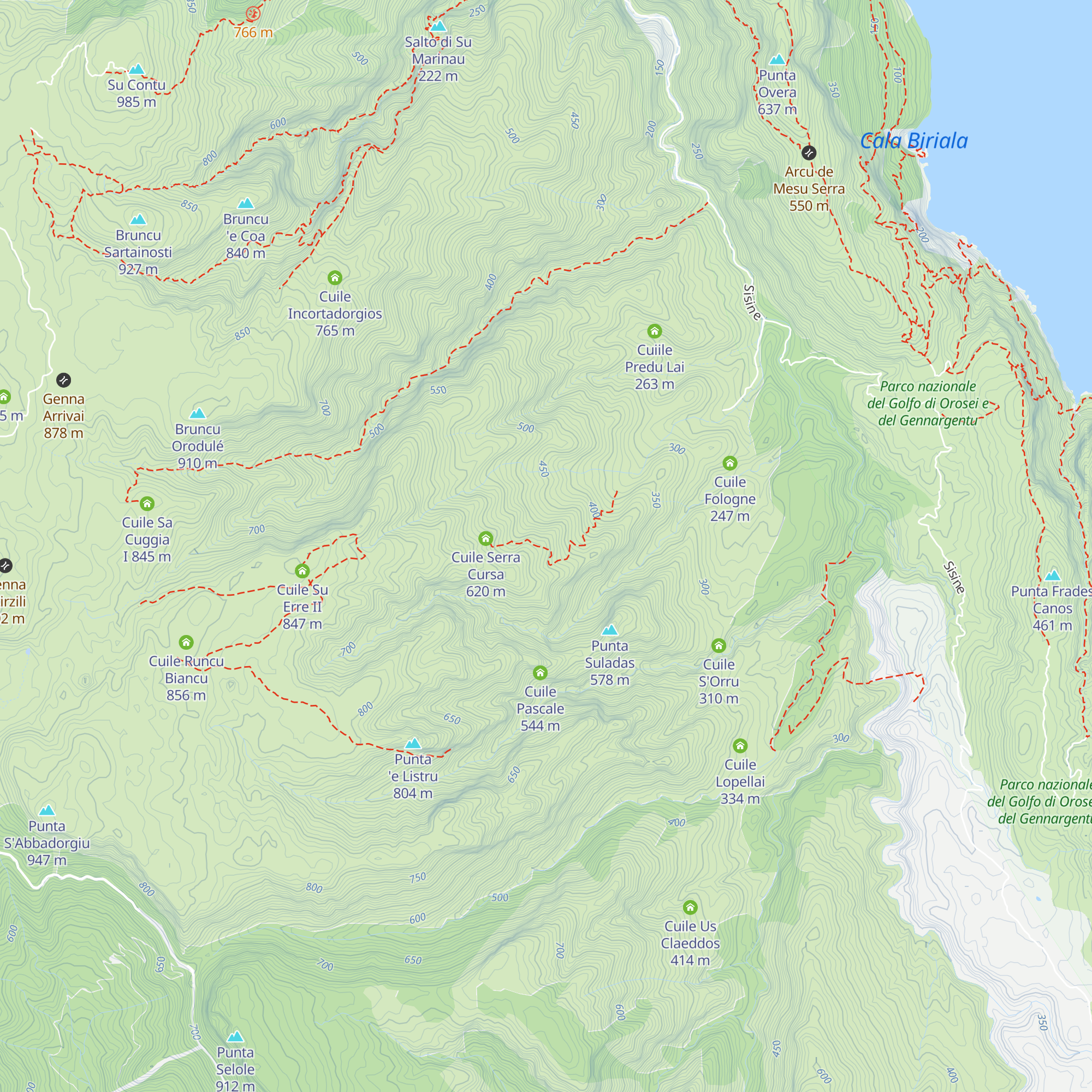 Cuile Serra Russa map