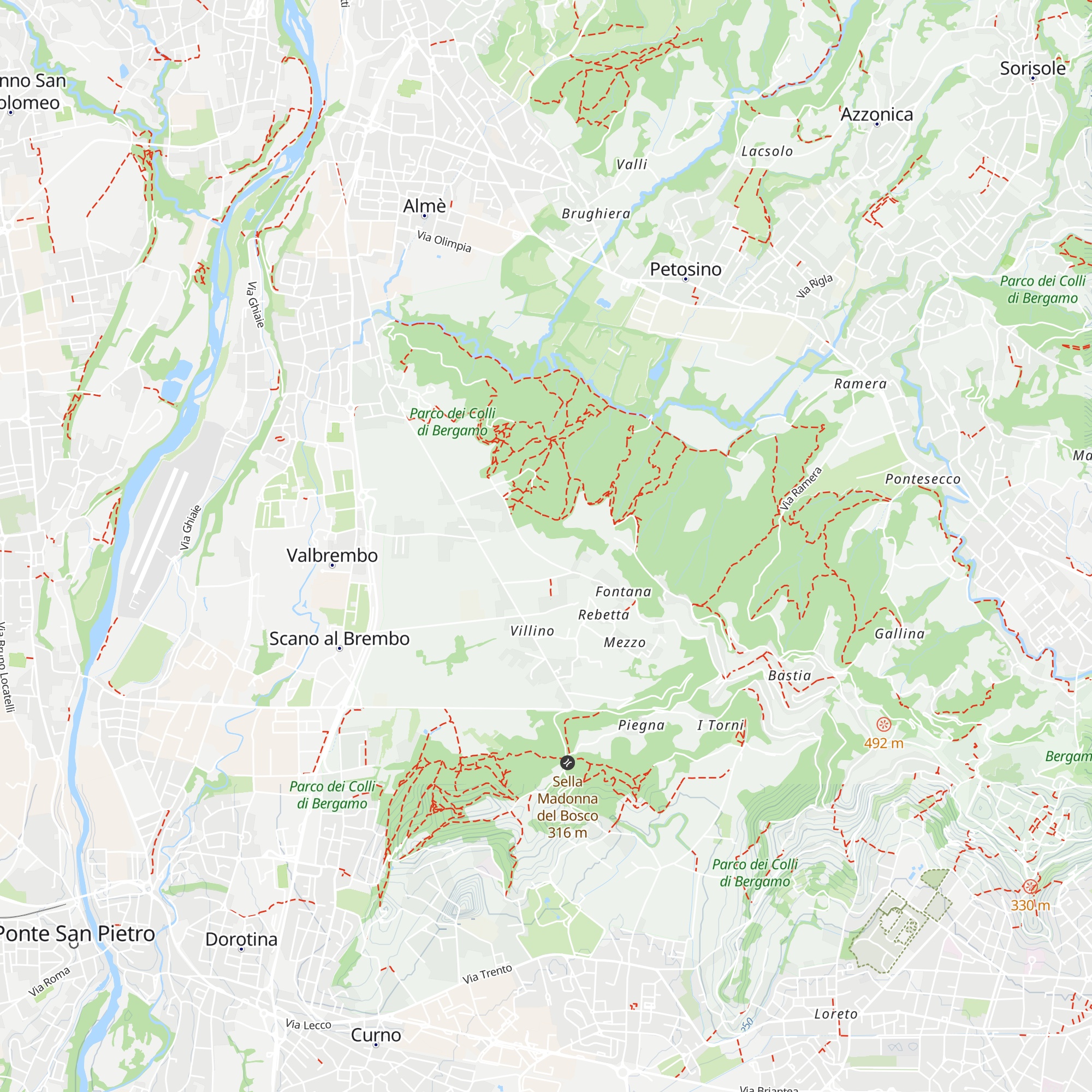 Casa Spina map