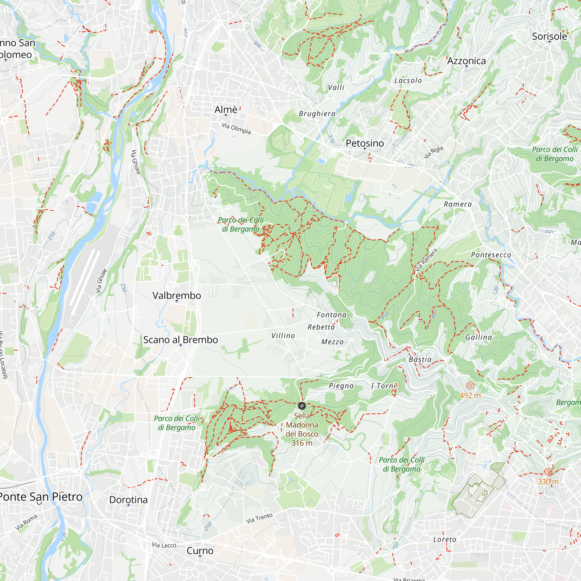 Casa Spina map