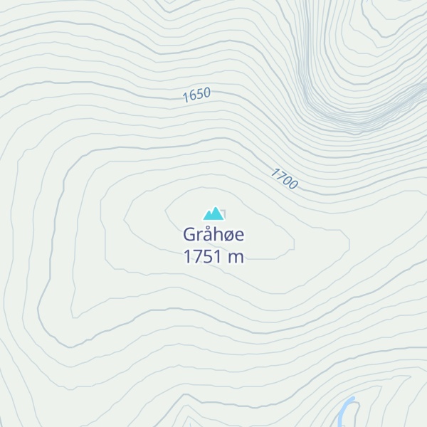 Map of Gråhøe