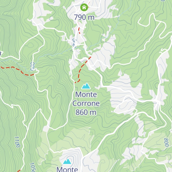 Map of Monte Corrone