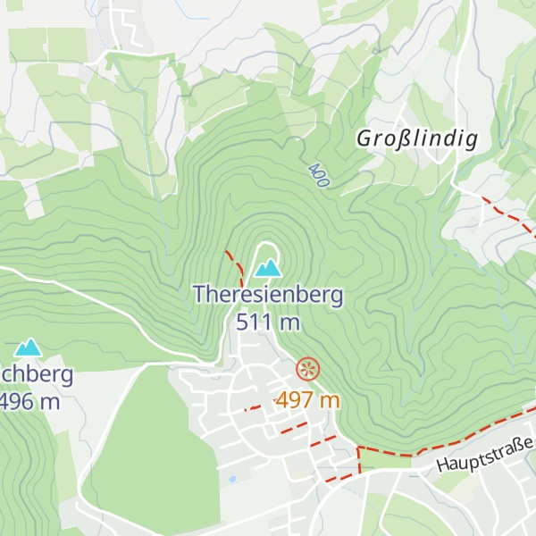 Map of Theresienberg
