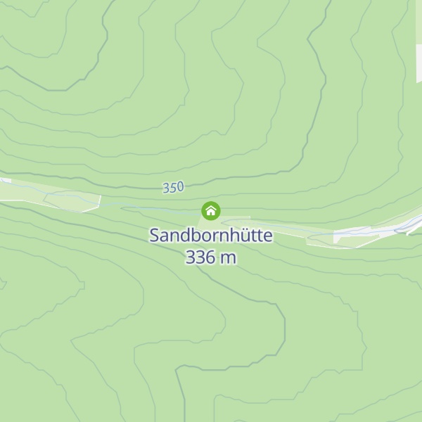Map of Sandbornhütte