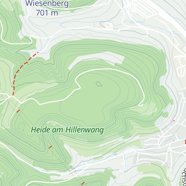 Map of Hillenwang