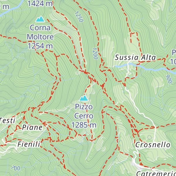 Map of Rifugio Lupi di Brembilla