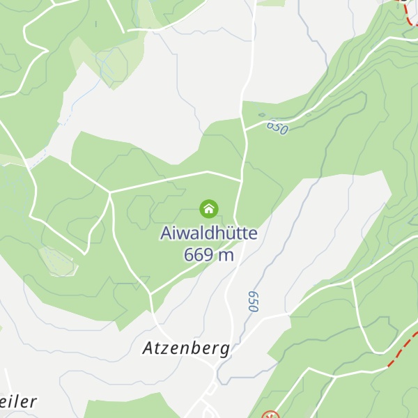 Map of Aiwaldhütte