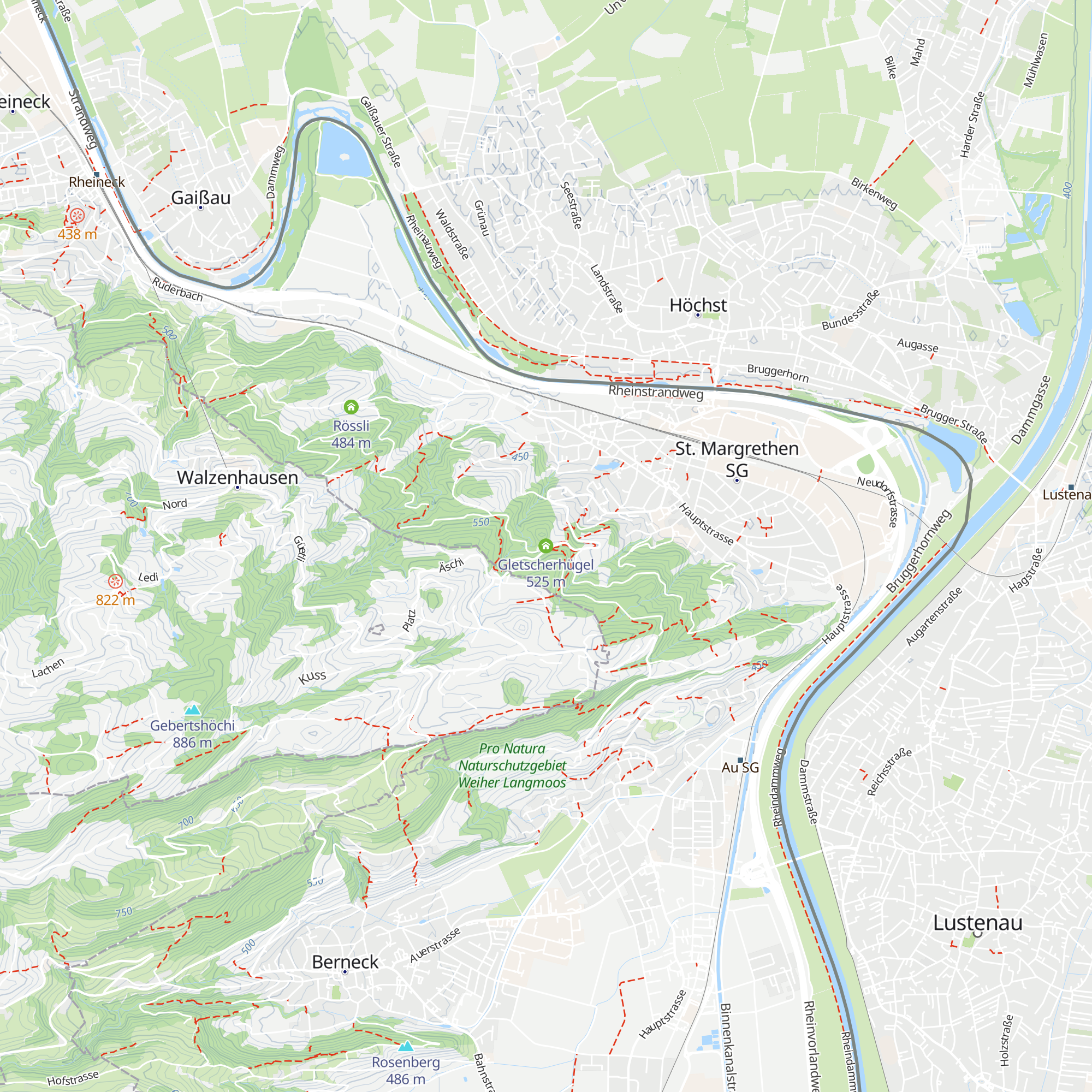 Gletscherhügel map