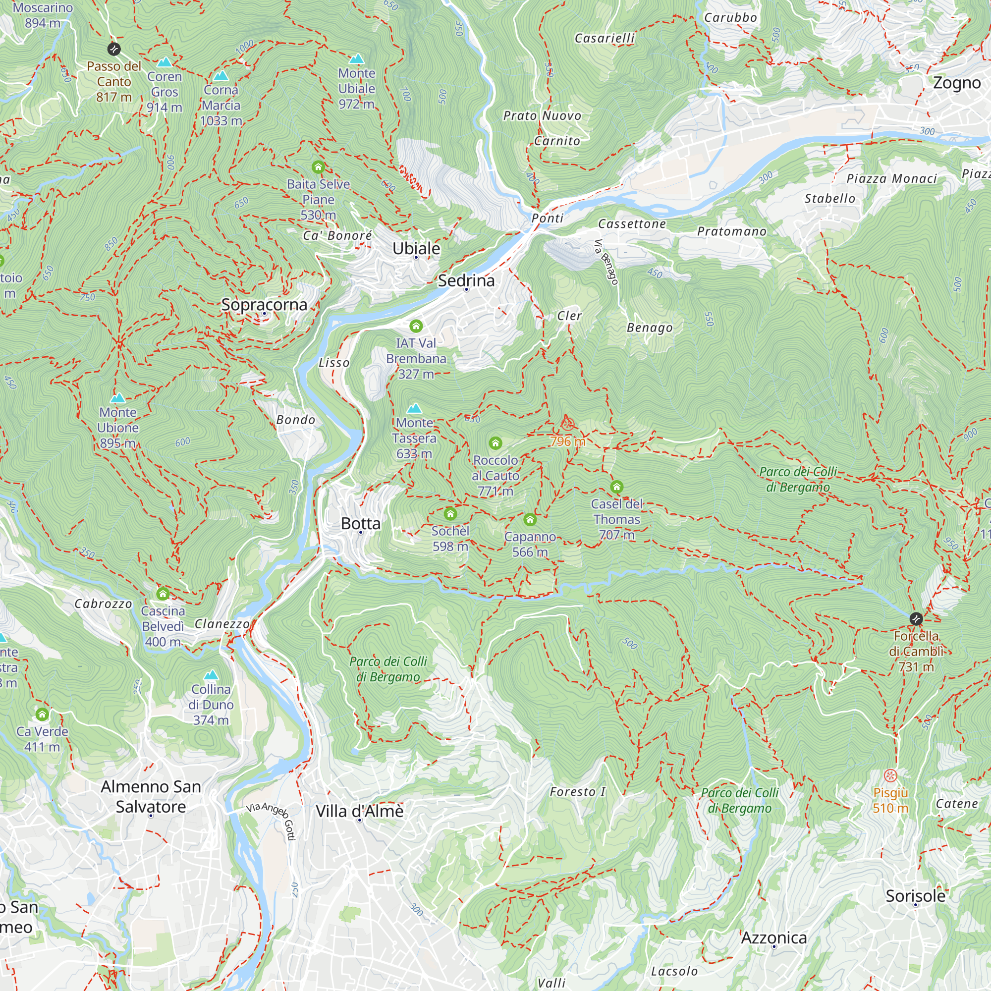 Baita di ùlèm map