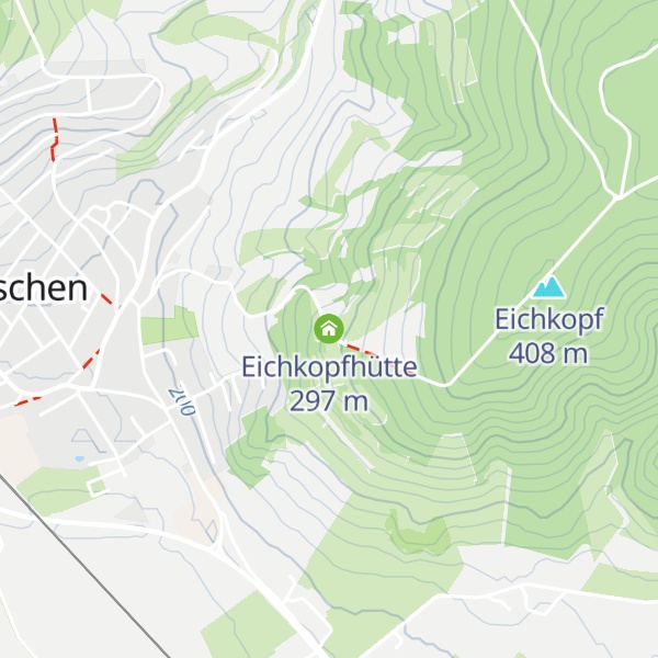 Map of Eichkopfhütte