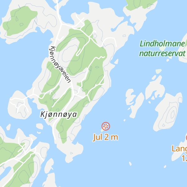 Map of Hønseberg