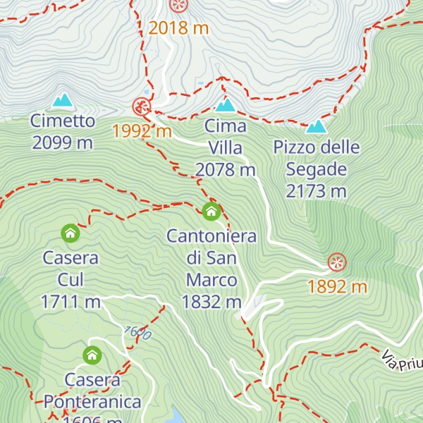 Map of Cantoniera di San Marco