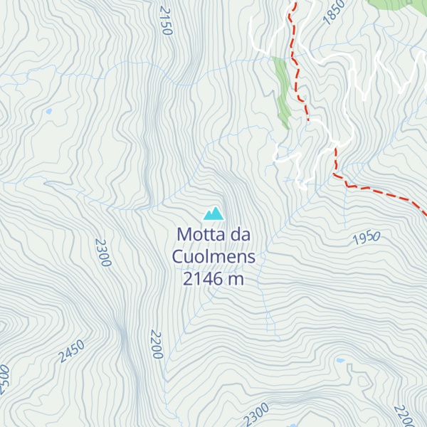 Map of Motta da Cuolmens