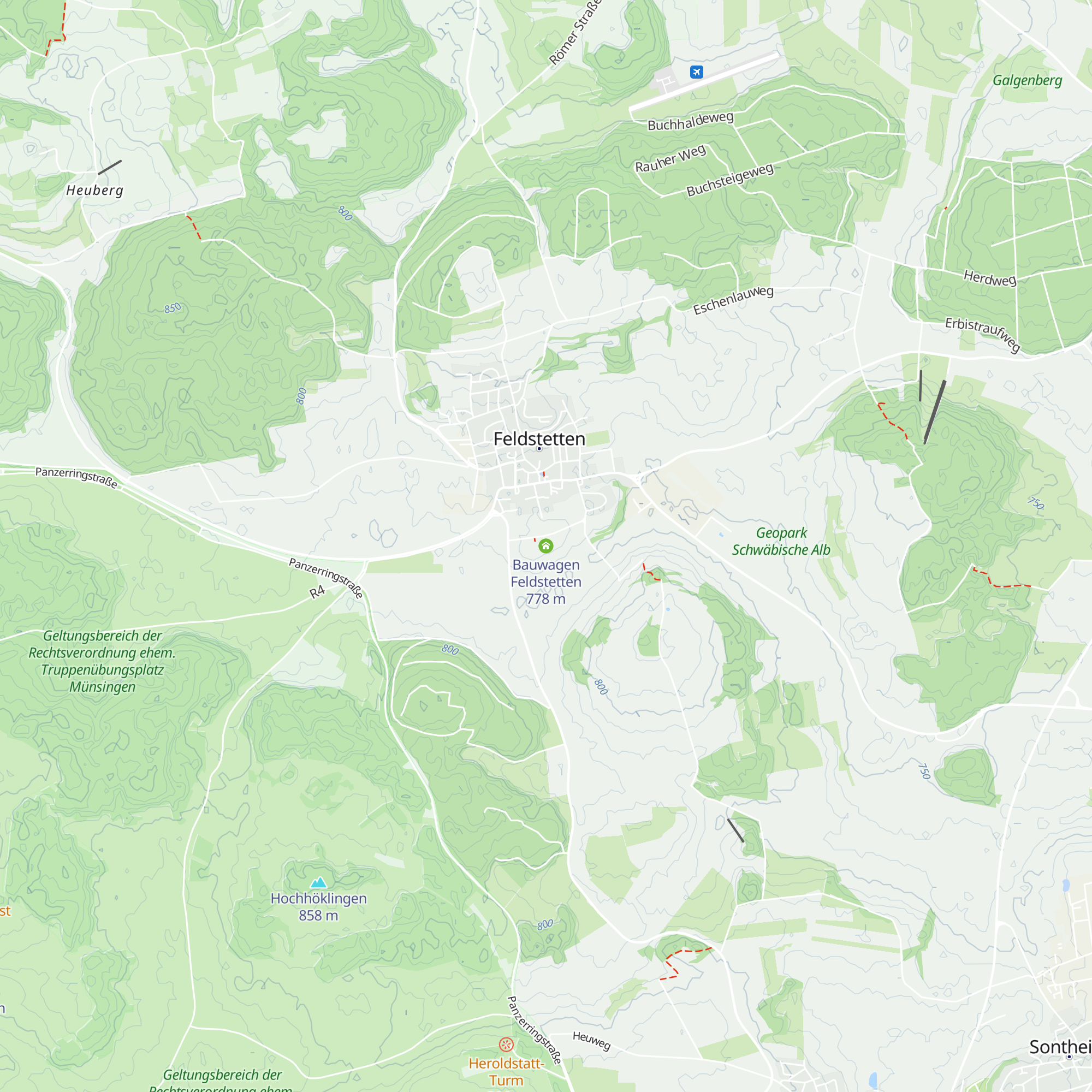 Bauwagen Feldstetten map