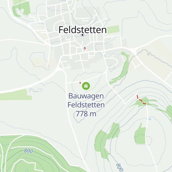 Map of Bauwagen Feldstetten