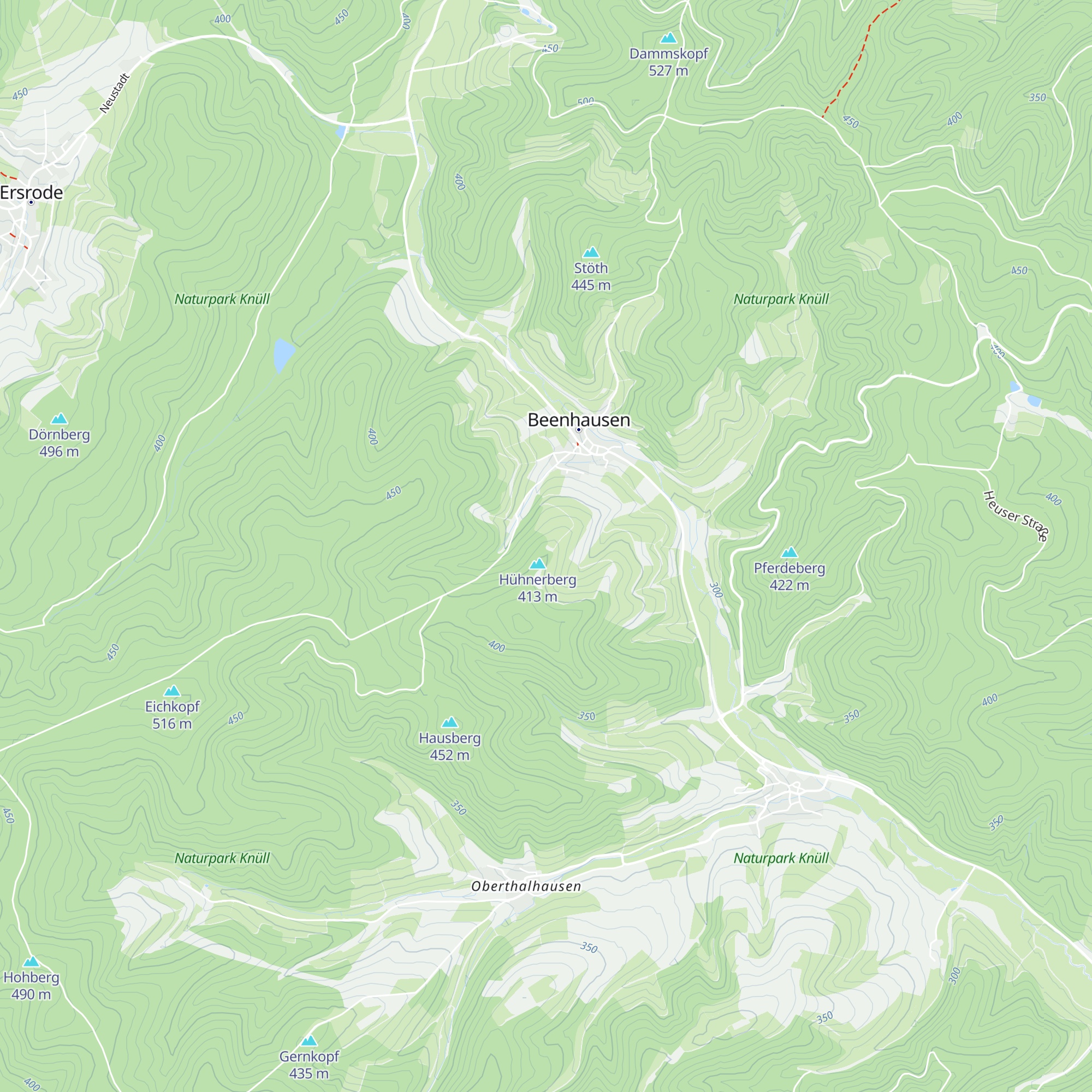 Schutzhütte Beenhausen map