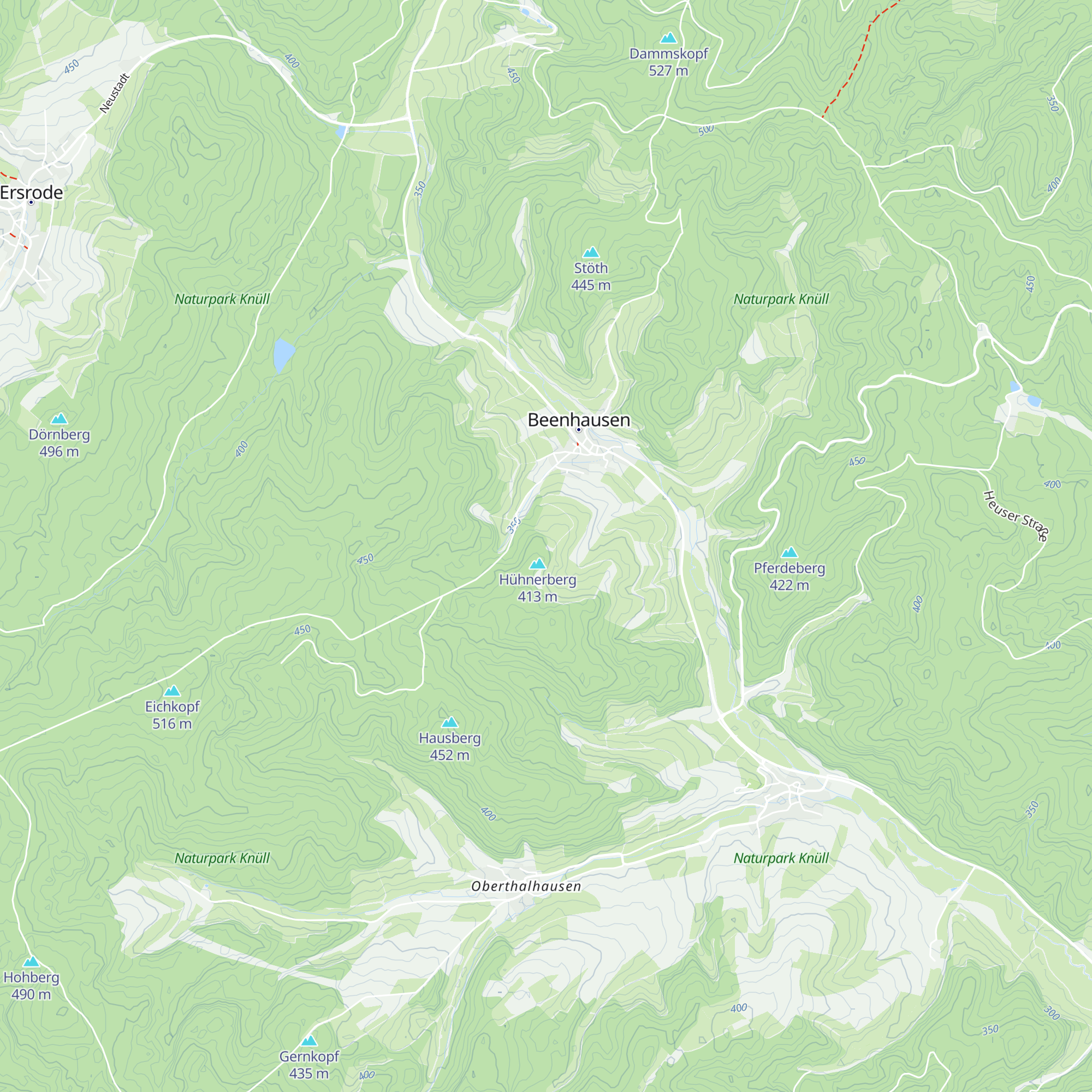 Schutzhütte Beenhausen map