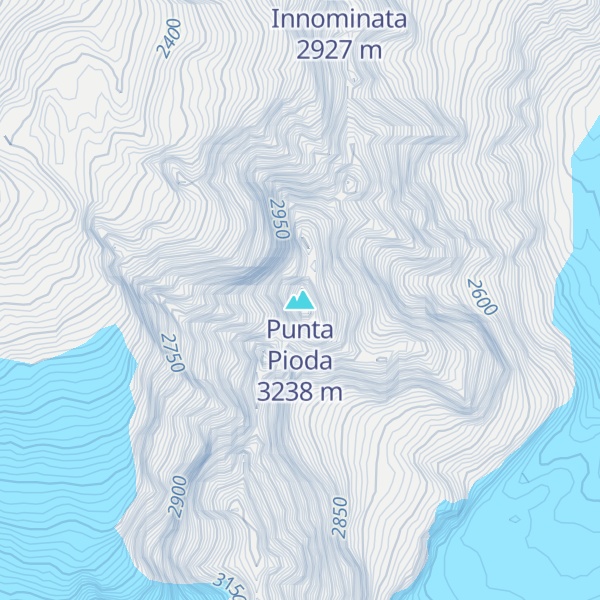 Map of Punta Pioda