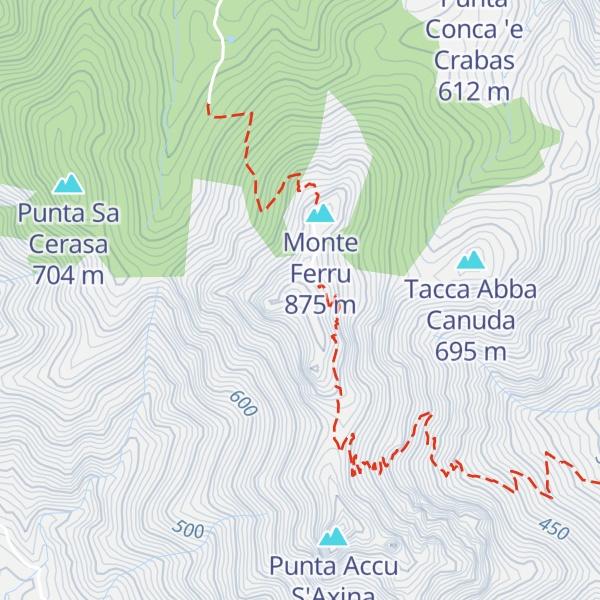 Map of Punta Ingannadori