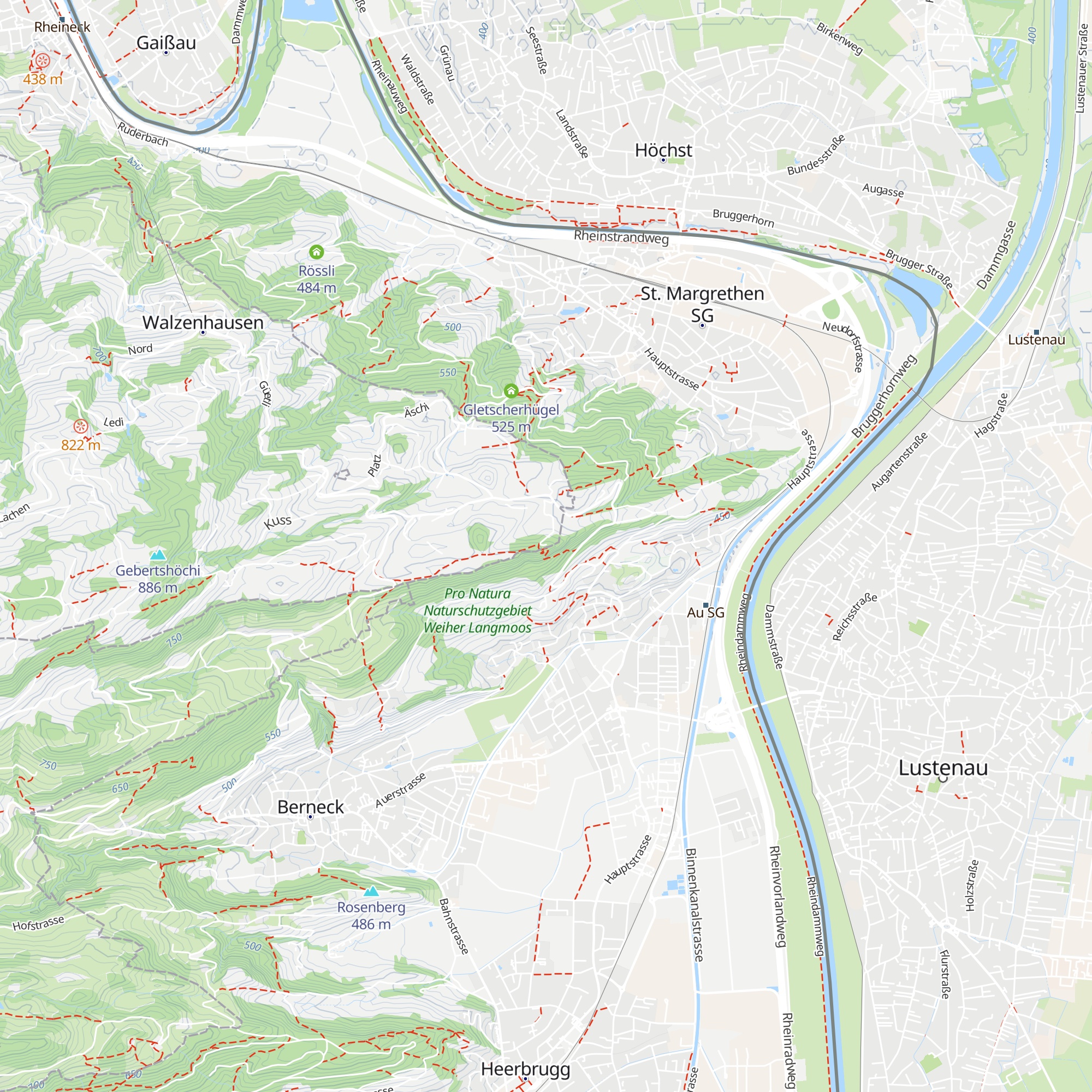 Meldegg map