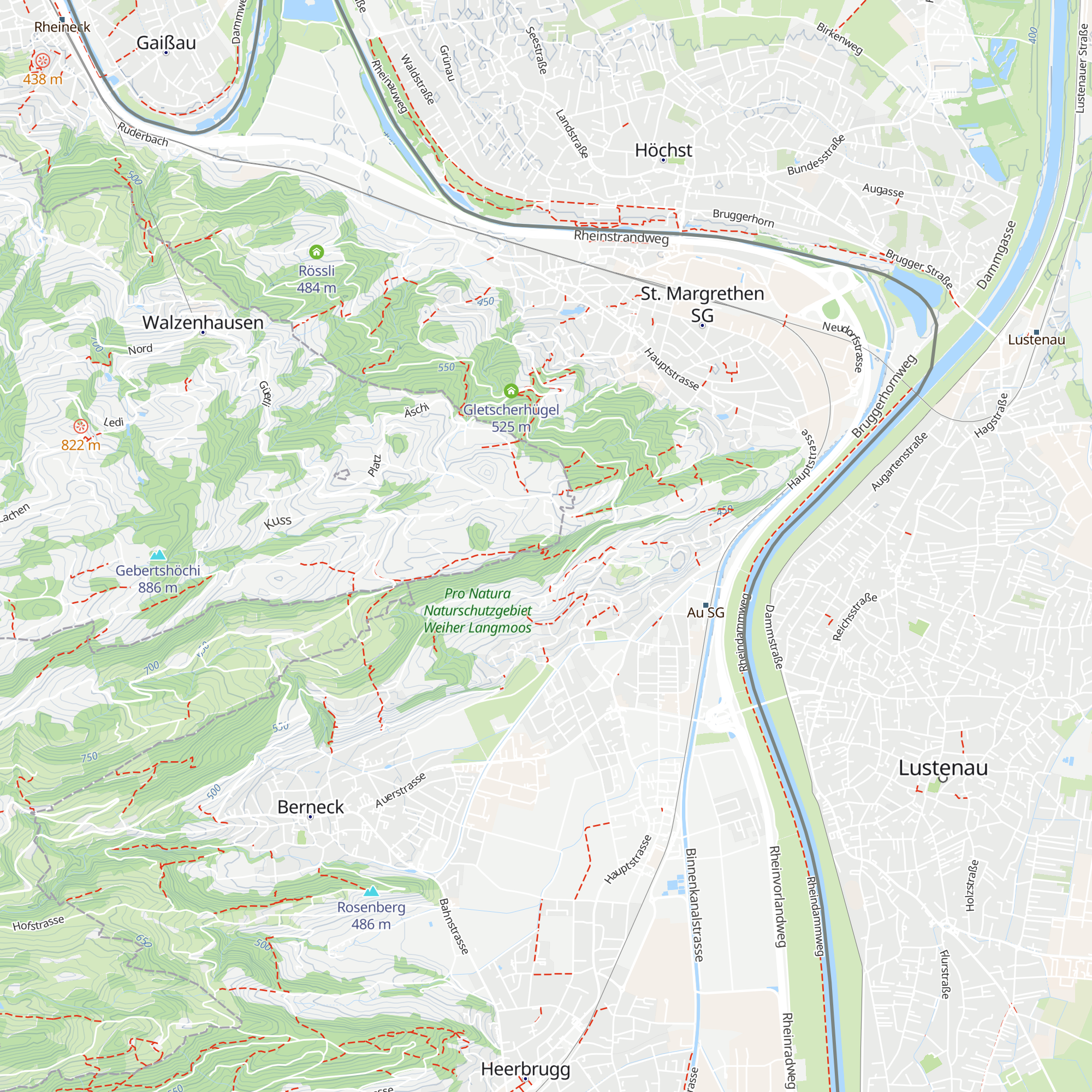 Meldegg map
