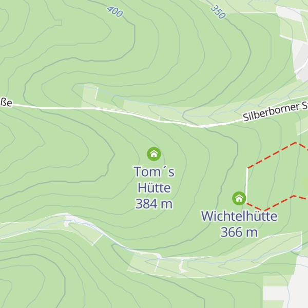 Map of Tom´s Hütte