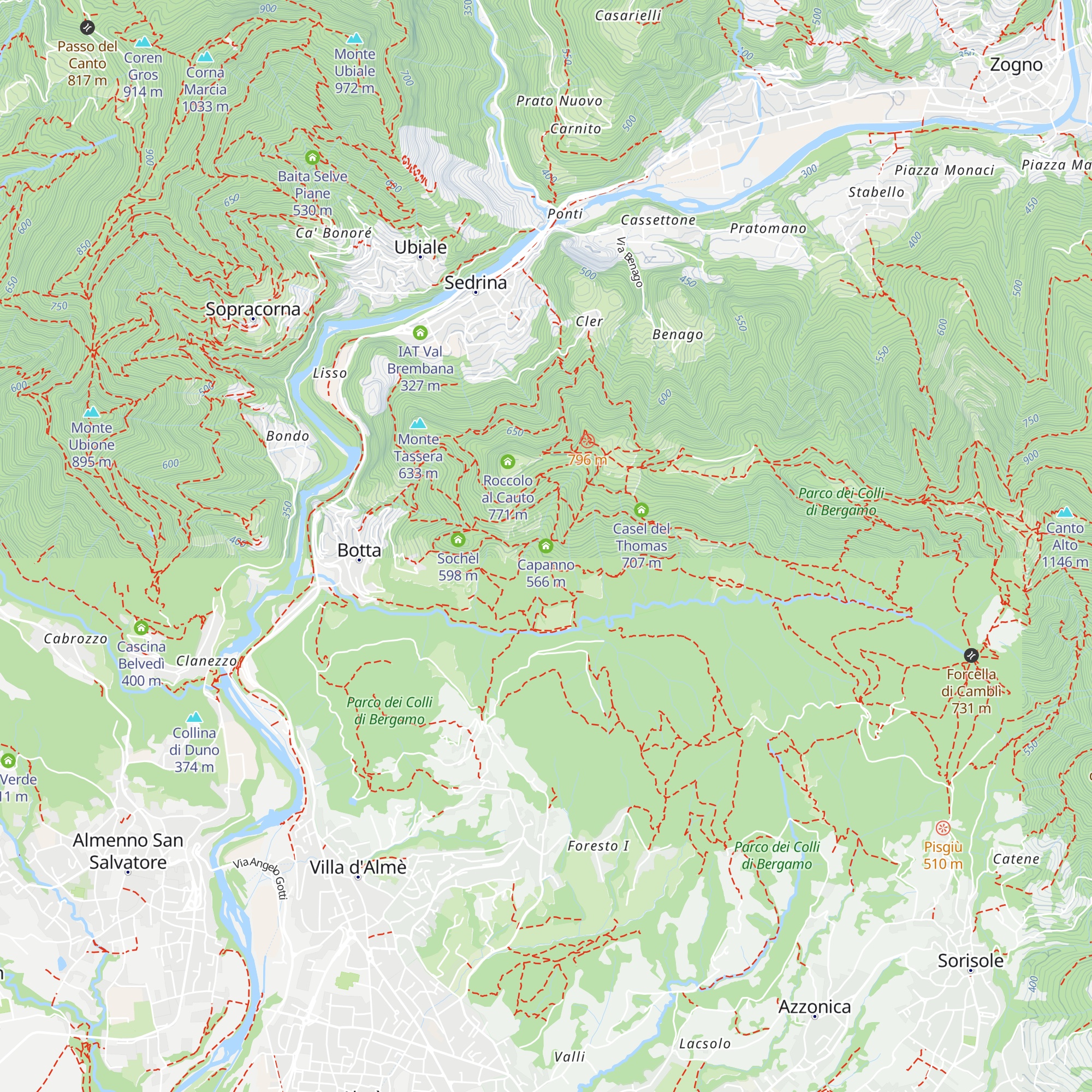 Capanno map