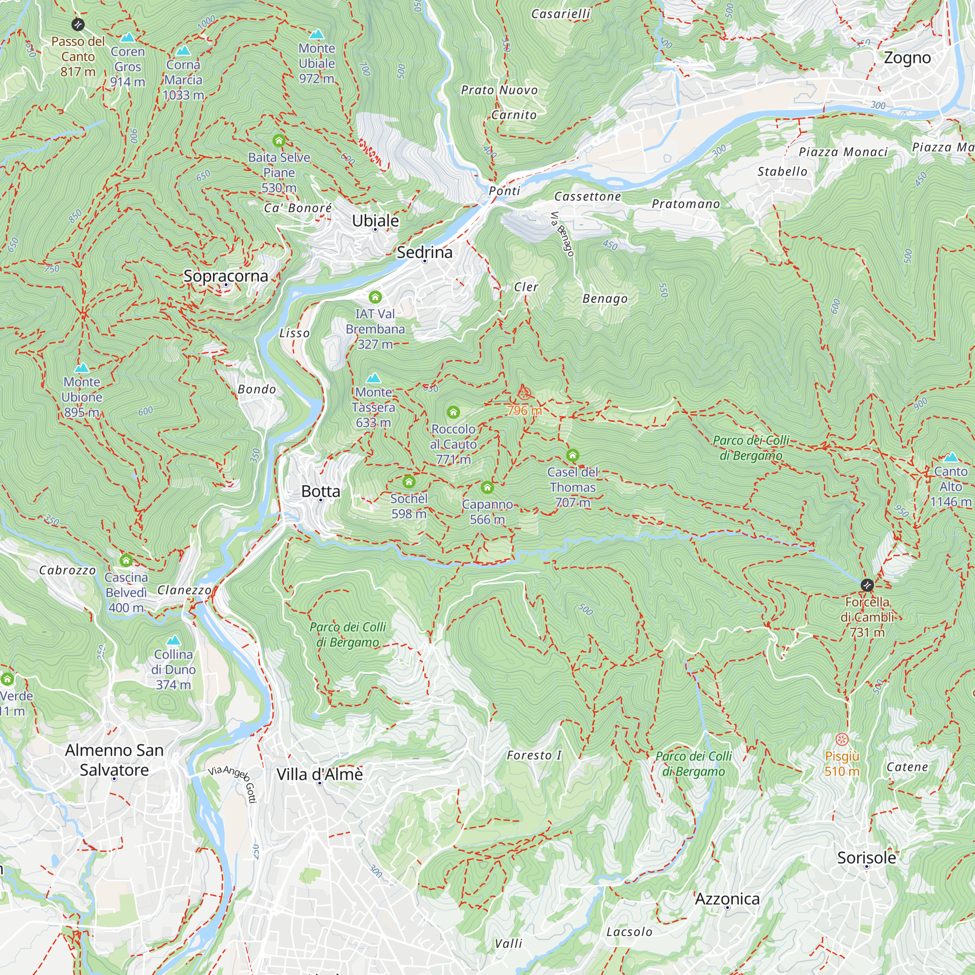 Capanno map
