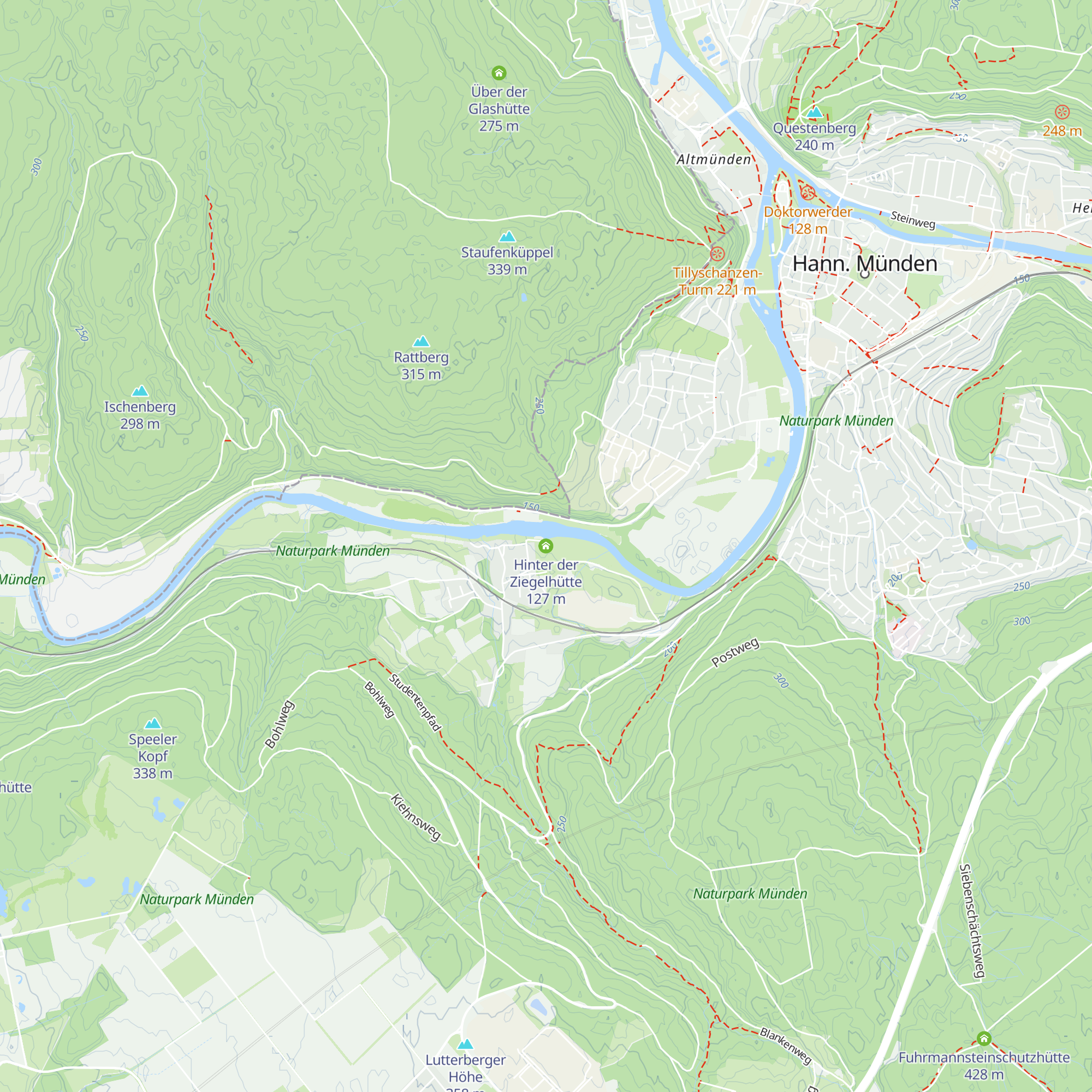 Hinter der Ziegelhütte map