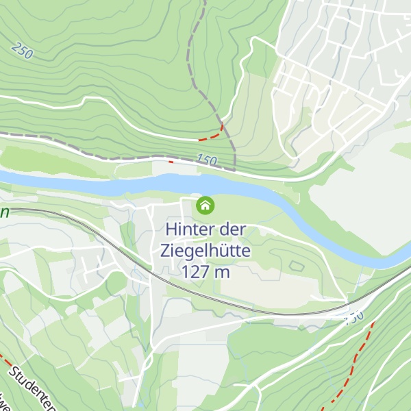 Map of Hinter der Ziegelhütte