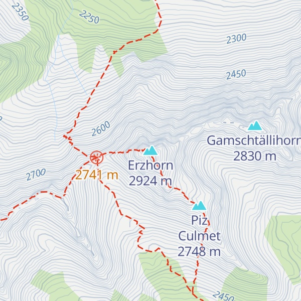 Map of Erzhorn