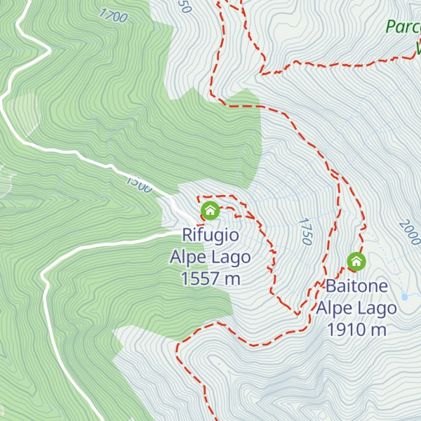 Map of Rifugio Alpe Lago