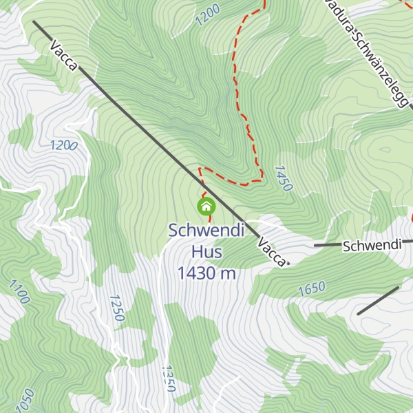 Map of Schwendi Hus