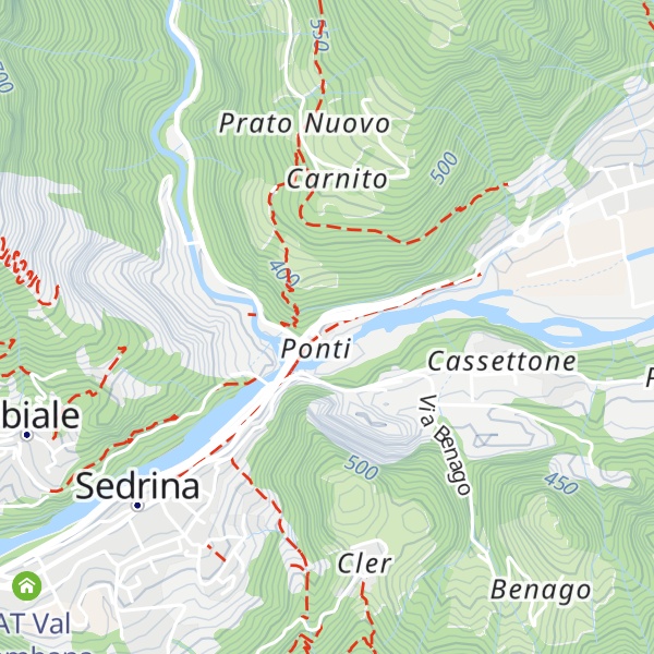 Map of Ex stazione Brembilla-Grotte