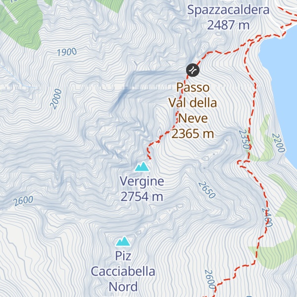 Map of Roda Val della Neve