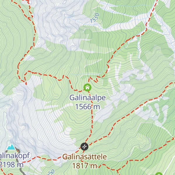 Map of Galinaalpe