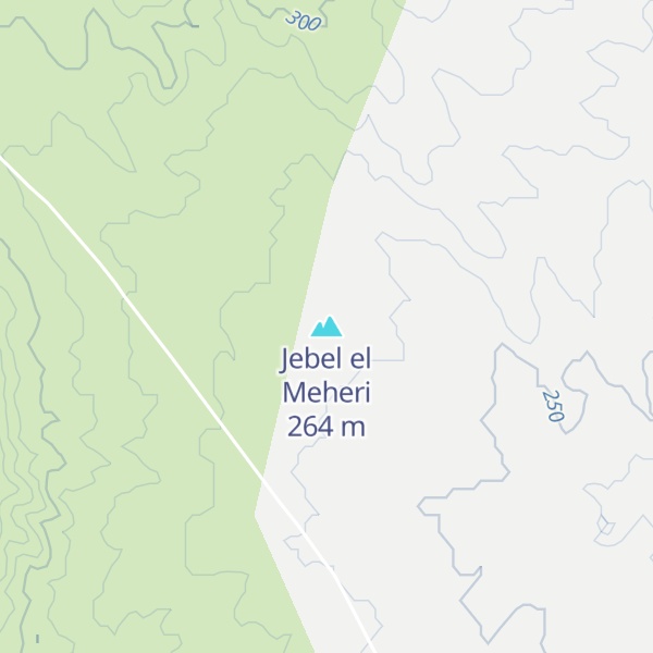 Map of Jebel el Meheri
