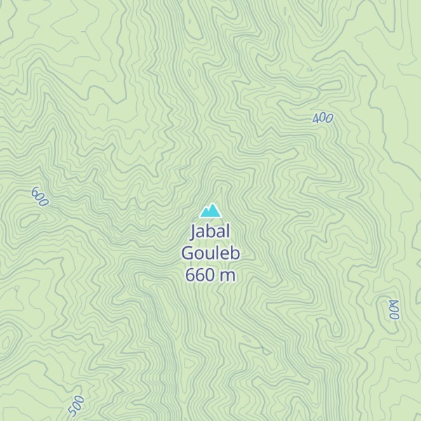 Map of Jabal Gouleb