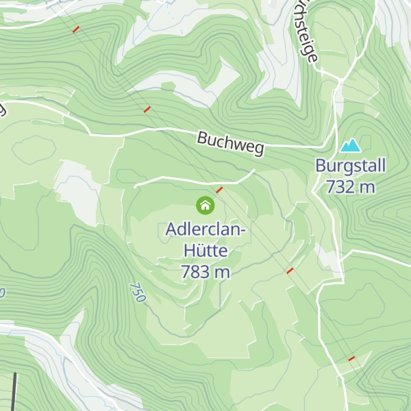 Map of Adlerclan-Hütte