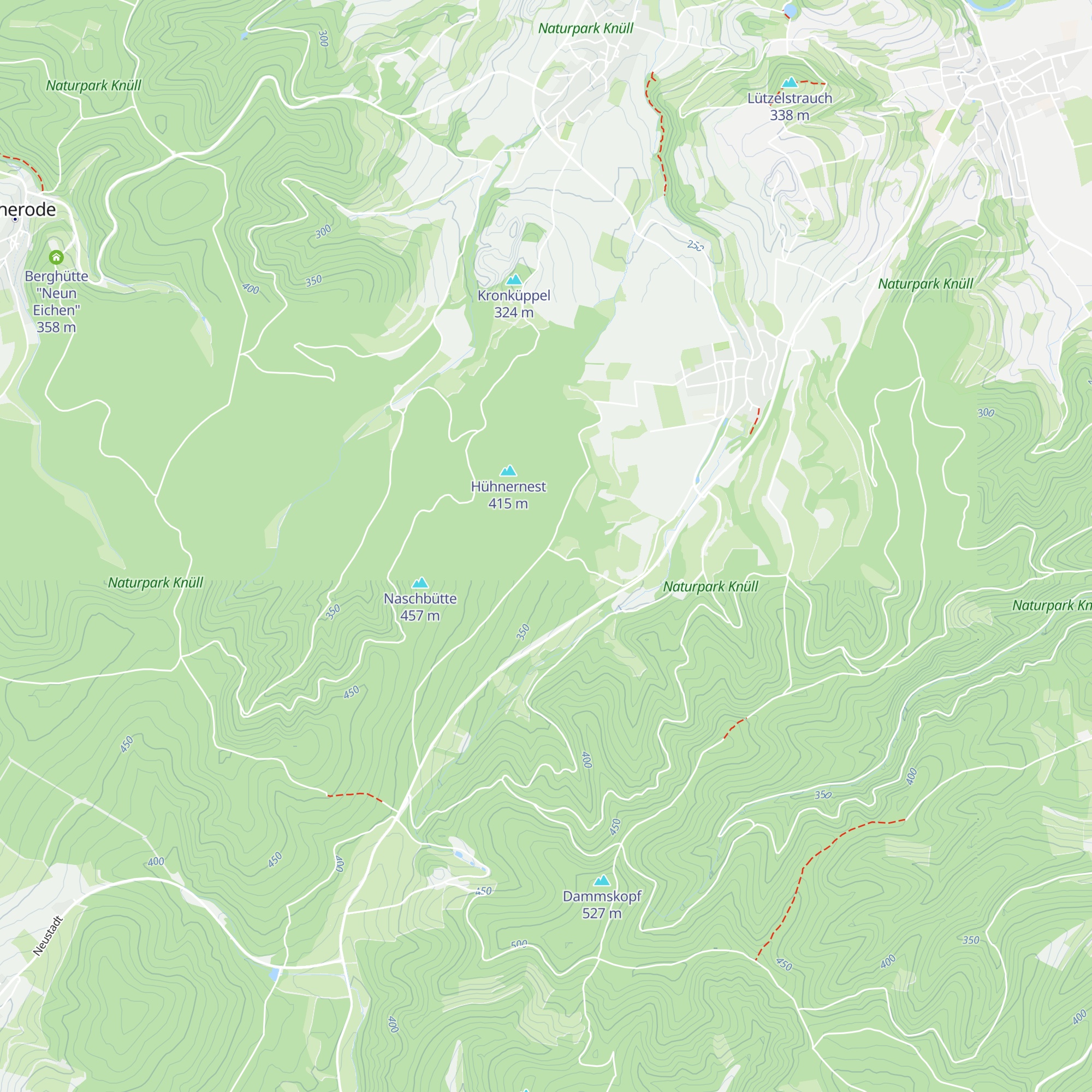 3-Buchen-Hütte map