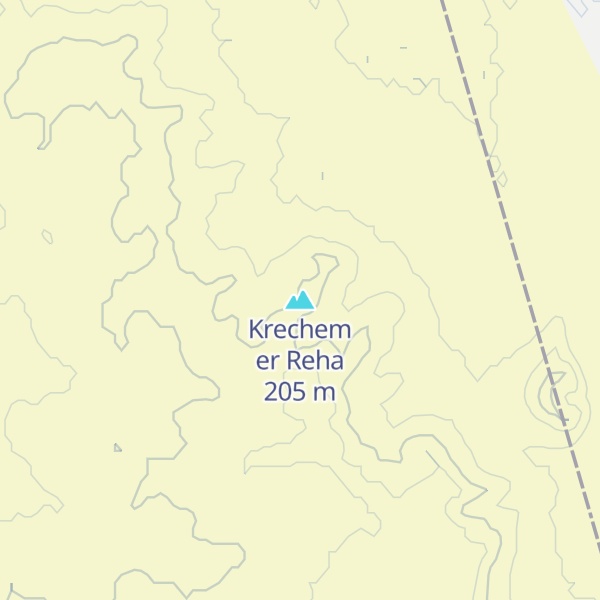 Map of Krechem er Reha