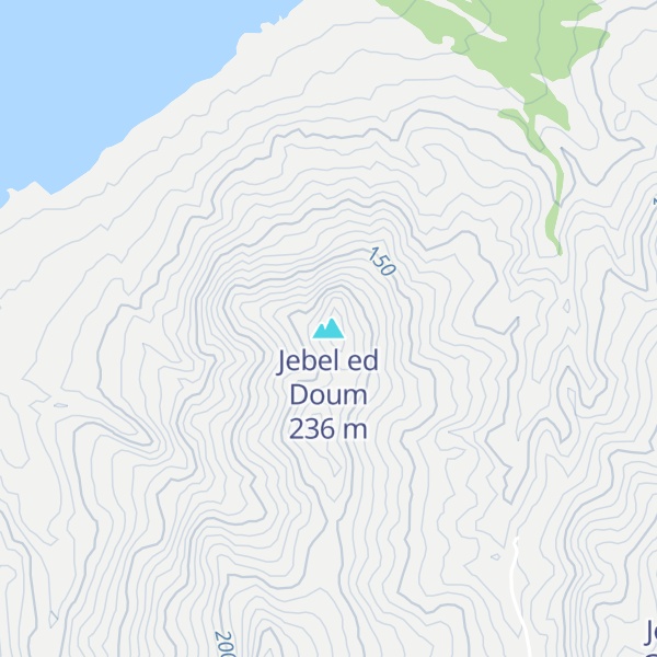 Map of Jebel ed Doum