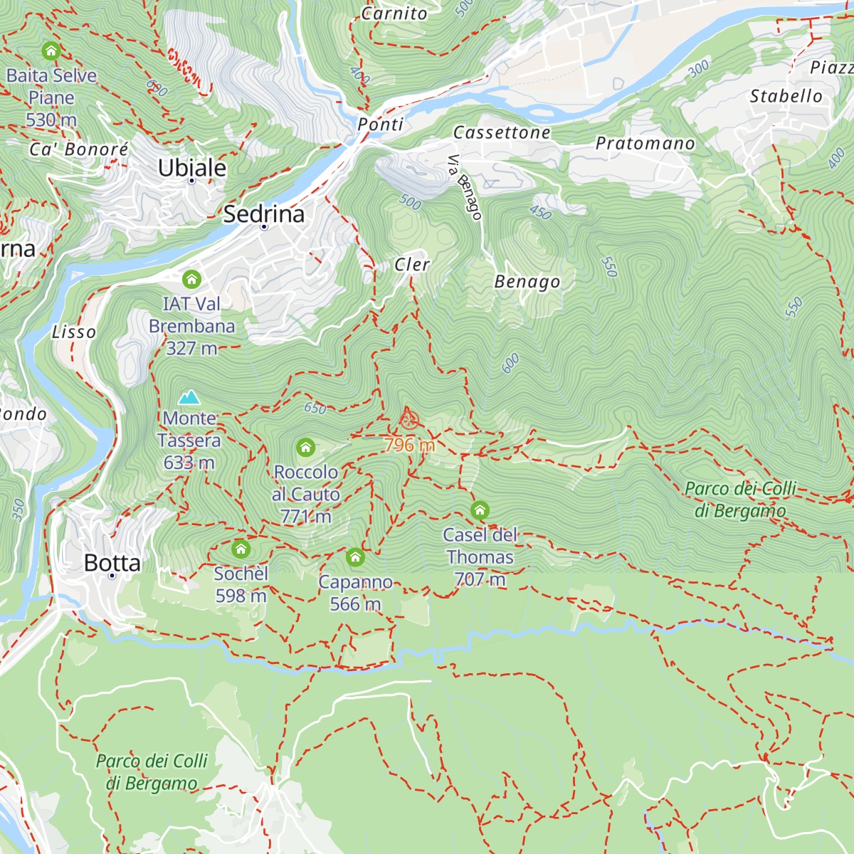 Agriturismo Prati Parini map