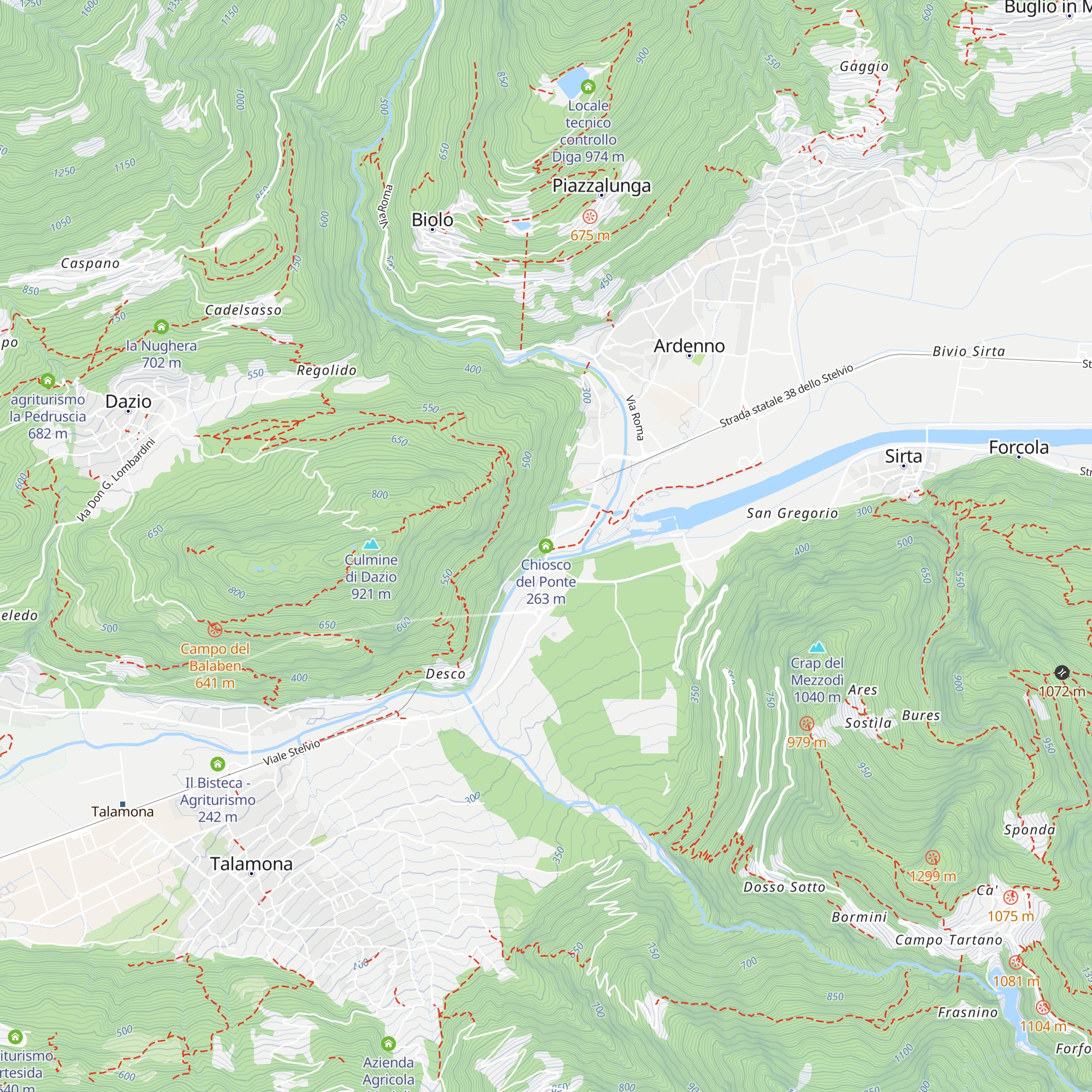 Chiosco del Ponte map