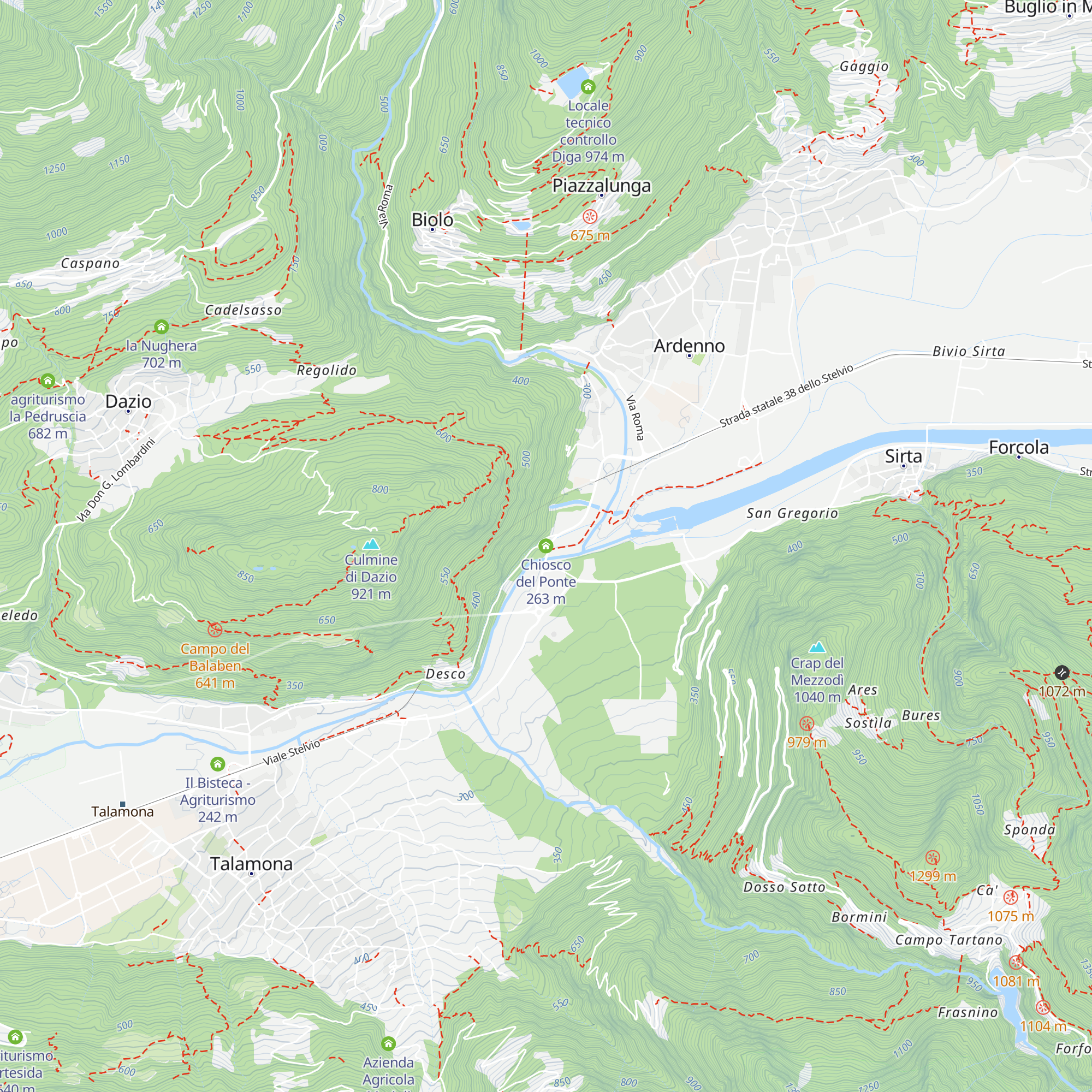 Chiosco del Ponte map